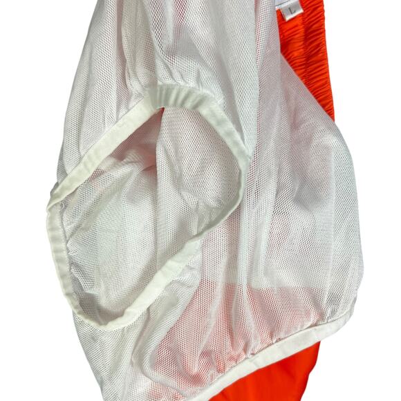 Men's Inaka Power Orange Elastic Waist 6" Mesh Lined Swimsuit Trunks - L - Picture 5 of 6